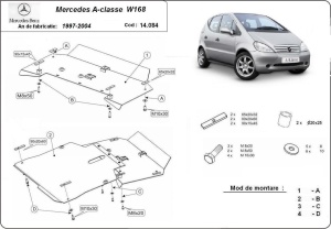 Scut motor Mercedes A-Class W168 1997 - 2004 - Img 3