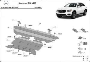 Scut motor Mercedes GLC X253 2015 - 2022 - Img 3
