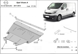 Scut motor Opel Vivaro (2011-2014) 2011 - 2014 - Img 3