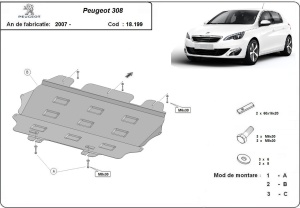 Scut motor Peugeot 308 2007 - 2017 - Img 3