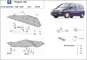 Scut motor Peugeot 806 1995 - 2003 - Img 3