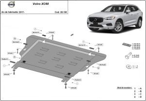 Scut motor și cutie de viteză Volvo XC60 2017 - 2026 - Img 3