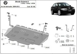 Scut motor Skoda Octavia 2 2010 - 2012 - Img 3