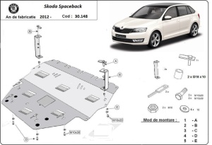 Scut motor Skoda Spaceback 2013 - 2019 - Img 3