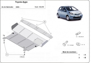Scut motor Toyota Aygo AB10 2005 - 2014 - Img 3