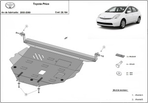 Scut motor Toyota Prius 2003 - 2009 - Img 3