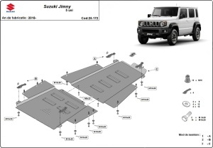 Scut reductor/cutie transfer Suzuki Jimny - model cu 5 usi 2018 - 2026 - Img 3
