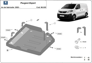 Scut rezervor AdBlue Peugeot Expert 2020 - 2026 - Img 3