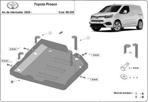 Scut rezervor AdBlue Toyota Proace 2020 - 2026 - Img 3