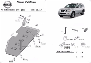 Scut rezervor Nissan Pathfinder D40 2005 - 2015 - Img 3