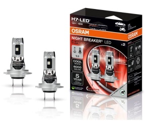 SET BECURI LED H7 OSRAM NIGHT BREAKER LED SPEED