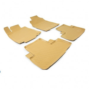 Set covorase cauciuc bej Honda CR-V IV 2011 - 2018 - Img 2