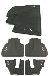 Set covorase cauciuc originale BMW X7 6 locuri 2019 - 2026