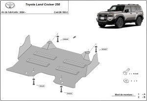 Set de scuturi Toyota Land Cruiser 2024 - 2026 - Img 4