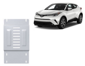 Scut antifurt din aluminiu pentru catalizator Toyota C-HR 2016 - 2023