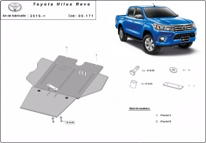 Scut cutie de viteză, filtru particule Toyota Hilux Revo 2016 - 2026 - Img 3