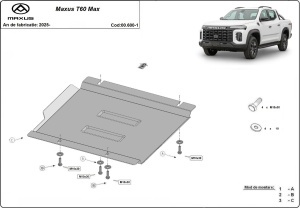 Scut cutie de viteză Maxus T60 Max 2025 - 2026 - Img 2