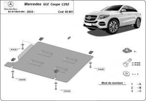Scut cutie de viteză Mercedes GLE Coupe C292 2015 - 2019 - Img 3