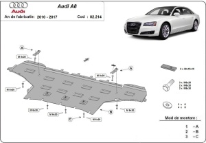 Scut motor Audi A8 2010 - 2017 - Img 3