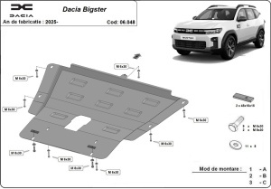 Scut motor Dacia Bigster - 4x4 + 4x2 2025 - 2026 - Img 3