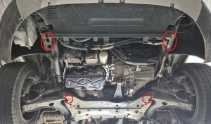 Scut motor din aluminiu Ford Transit - Tracțiune față 2020 - 2026 - Img 5