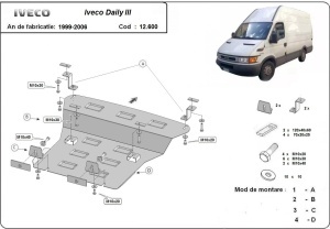 Scut motor Iveco Daily 3 1999 - 2006 - Img 3