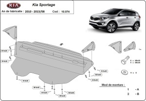 Scut motor Kia Sportage 2011 - 2015 - Img 3