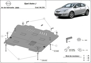 Scut motor Opel Astra J 2009 - 2015 - Img 3