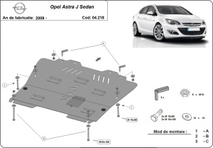 Scut motor Opel Astra J Sedan 2013 - 2018 - Img 3