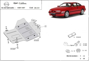 Scut motor Opel Calibra 1990 - 1997 - Img 3