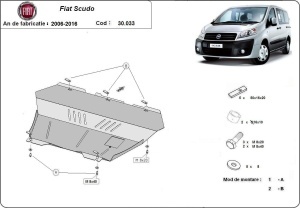 Scut motor și cutie de viteză Fiat Scudo 2006 - 2016 - Img 3