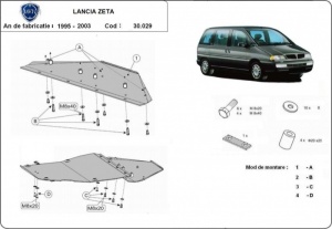 Scut motor și cutie de viteză Lancia Zeta 1995 - 2003 - Img 3