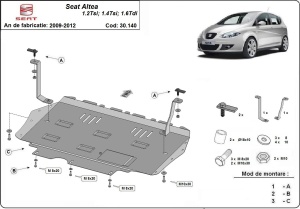 Scut motor și cutie de viteză Seat Altea 2010 - 2015 - Img 3