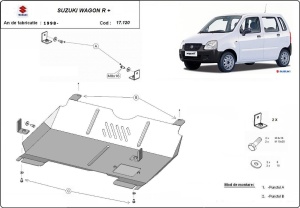 Scut motor și cutie de viteză Suzuki Wagon R+ 1998 - 2026 - Img 3