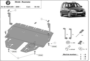 Scut motor Skoda Roomster 2006 - 2015 - Img 3