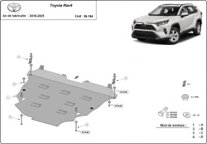 Scut motor Toyota RAV 4 2018 - 2025 - Img 3