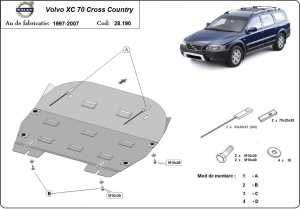 Scut motor Volvo XC70 Cross Country 1997 - 2007 - Img 3