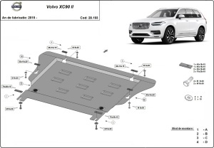 Scut motor Volvo XC90 2015 - 2026 - Img 3