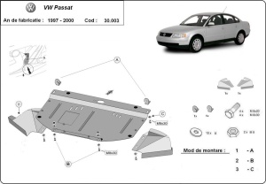 Scut motor VW Passat B5 1997 - 2000 - Img 3