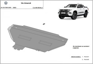 Scut radiator din aluminiu Volkswagen Amarok 2022 - 2026 - Img 3