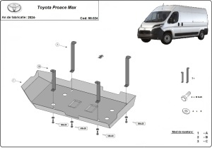 Scut rezervor AdBlue Toyota Proace Max 2024 - 2026 - Img 3