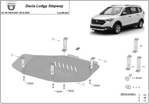 Scut rezervor Dacia Lodgy Stepway 2014 - 2022 - Img 3