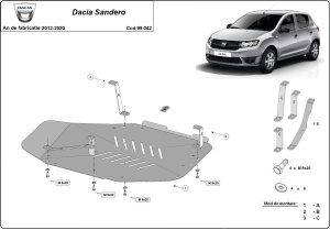 Scut rezervor Dacia Sandero 2012 - 2020 - Img 3