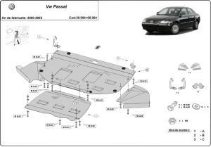 Set de Scuturi VW Passat B5.5 2000 - 2005 - Img 3