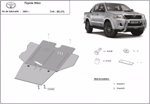 Scut cutie de viteză, filtru particule Toyota Hilux 2004 - 2015 - Img 3