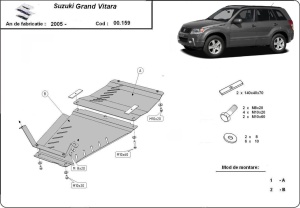 Scut cutie de viteză Suzuki Grand Vitara 2 2005 - 2019 - Img 3