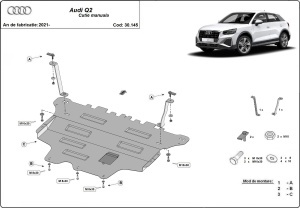 Scut motor Audi Q2 - cutie de viteză manuală 2021 - 2026 - Img 3
