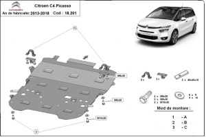 Scut motor Citroen C4 Picasso 2013 - 2018 - Img 3