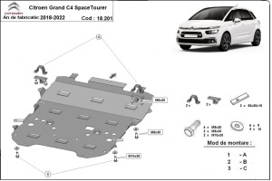 Scut motor Citroen Grand C4 SpaceTourer 2018 - 2020 - Img 3