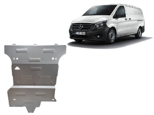 Scut motor din aluminiu Mercedes Vito W447, 4x4 2020 - 2026